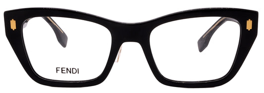 FENDI OPTICAL FE50118F-001-52-20-145 Non-Polarized