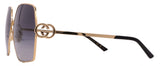 Gucci Sunglasses GG2163S-001-61-16-135 Non-Polarized