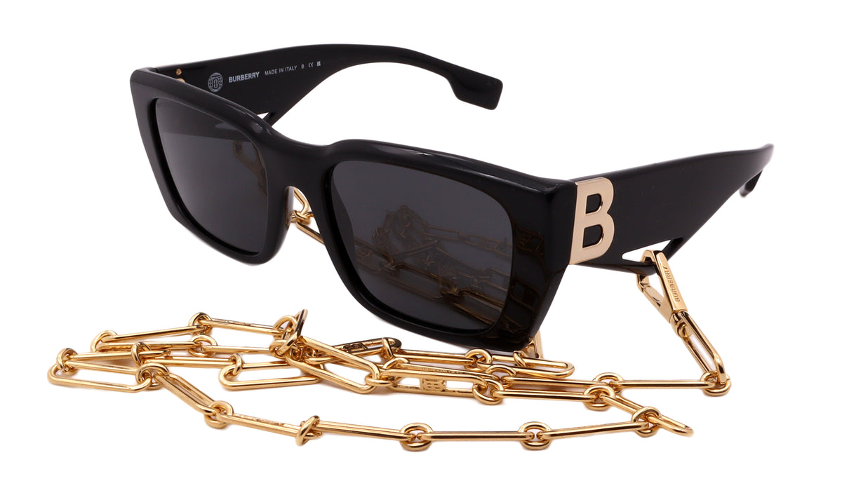 BURBERRY SUNGLASSES BE4336-392887-53-19-140 NON-POLARIZED