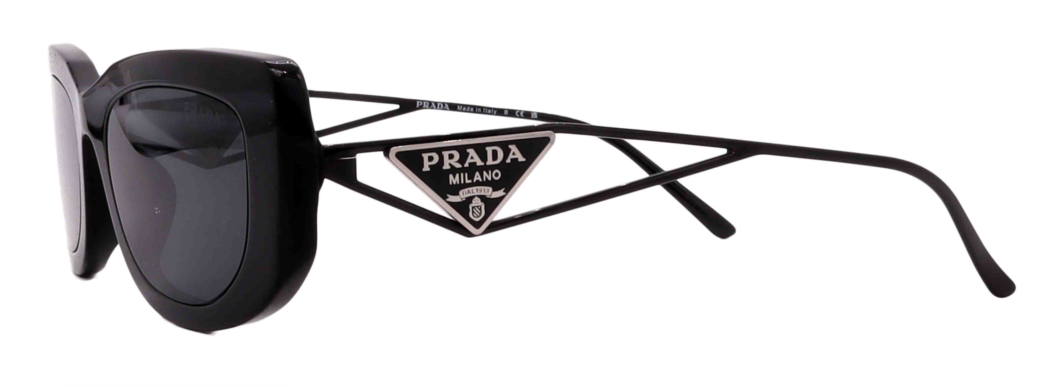 PRADA SUNGLASSES PR14YS-1AB5S0-53-19-140 NON-POLARIZED