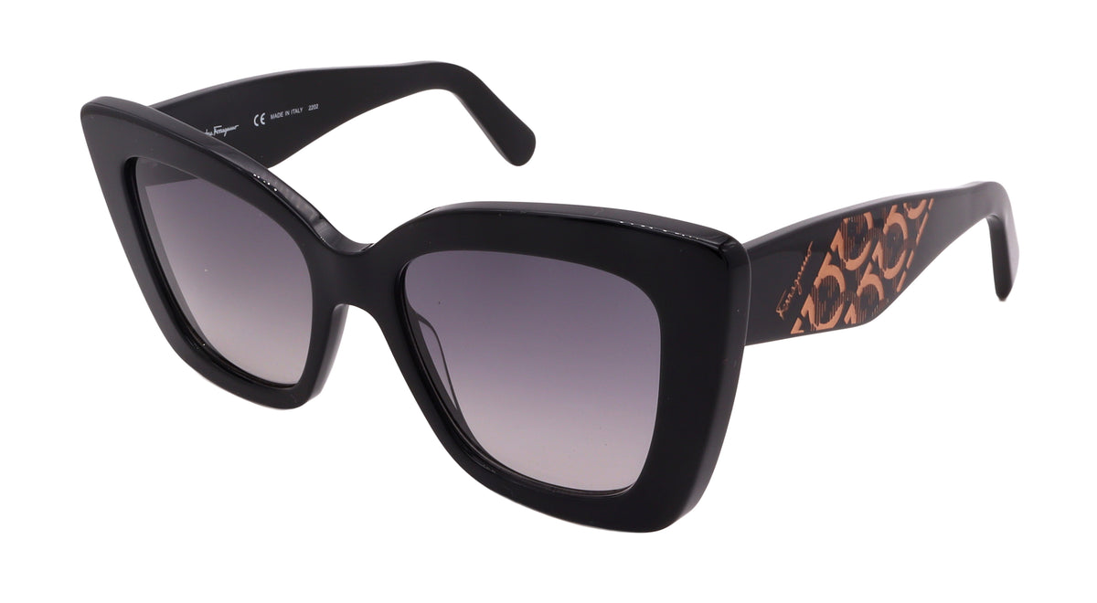 Salvatore Ferragamo SUNGLASSES SF1023S-001-52-18-145 NON-POLARIZED