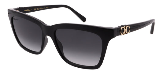 Salvatore Ferragamo Sunglasses SF1027S-001-55-16-140 Non-Polarized