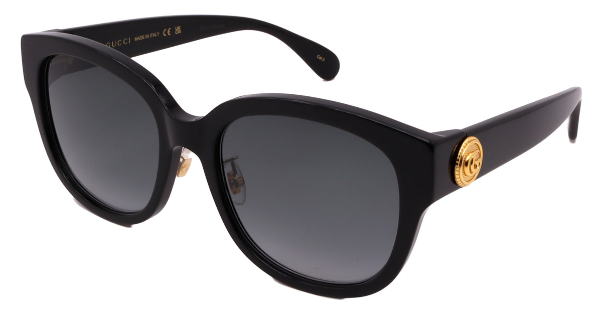 Gucci SUNGLASSES GG1409SK-001-55-19-140 NON-POLARIZED