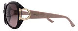 Salvatore Ferragamo Sunglasses SF668S-001-57-17-125 Non-Polarized